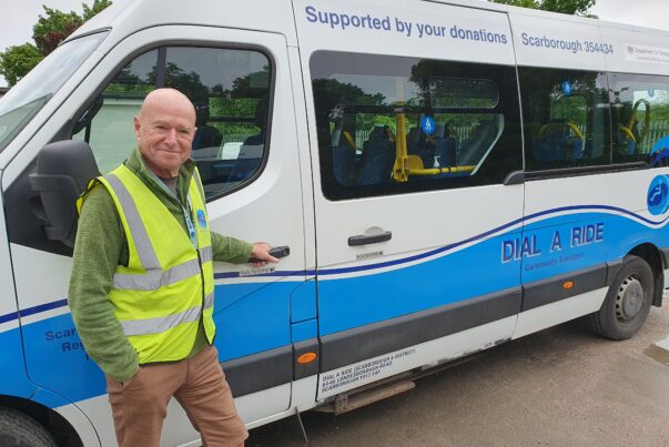 Jonathan K, volunteer driver with Scarborough Dial A Ride